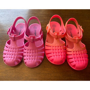 Cat & Jack Toddler Jelly Sandals Size 10
